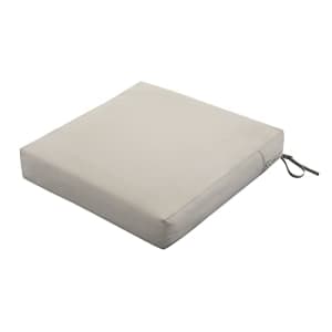 Classic Accessories Ravenna Water-Resistant Patio Lounge Chair/Loveseat Cushion, 25 x 27 x 5 Inch, for $77