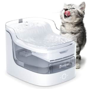Petgugu 2L Automatic Cat Water Fountain for $30
