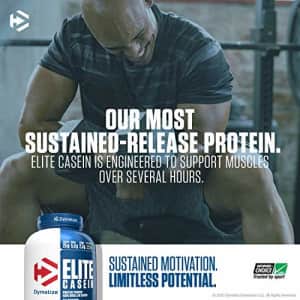 Dymatize Elite Casein Protein Powder, Slow Absorbing with Muscle Building Amino Acids, 100% for $70