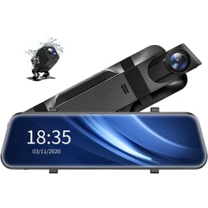 ViviLink VX510 2.5K 10" Mirror Dash Cam for $80