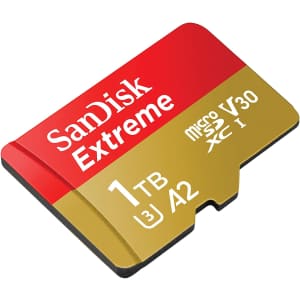 SanDisk 1TB Extreme UHS-I MicroSDXC Memory Card w/ Adapter for $147