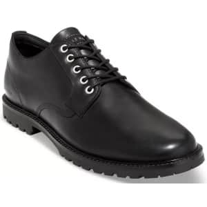 Cole Haan Men's Midland Lug Plain Toe Oxford Dress Shoes for $56