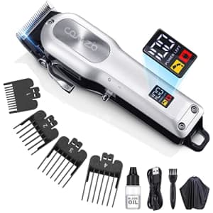 Comzio Cordless Electric Hair Clippers Kit for $36