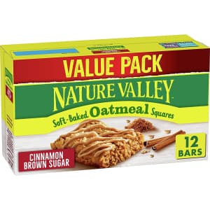 Nature Valley Soft-Baked Oatmeal Squares 12-Pack for $4.49 via Sub & Save