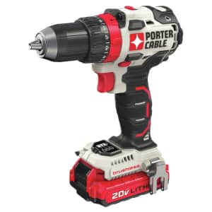 Porter-Cable 20V Max Cordless 1/2" Drill Driver Kit for $78 Porter-Cable 20V Max Cordless 1/2" Drill Driver Kit for $78