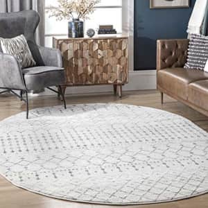 nuLOOM Moroccan Blythe Area Rug, 3 feet x 5 feet Oval, Grey/Off-white for $33 nuLOOM Moroccan Blythe Area Rug, 3 feet x 5 feet Oval, Grey/Off-white for $33