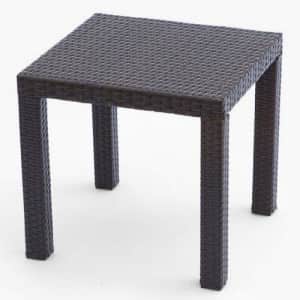 RST Outdoor RST Brands OP-PEST2020 Side Table in Espresso Rattan Patio Furniture, 20-Inch by 20-Inch for $145 RST Outdoor RST Brands OP-PEST2020 Side Table in Espresso Rattan Patio Furniture, 20-Inch by 20-Inch for $145