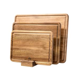 Acacia Wood Cutting Board 3-Pack for $35 Acacia Wood Cutting Board 3-Pack for $35