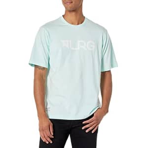 LRG mens Lrg Men's Block Party Collection Short Sleeve Knit Shirt, Light Blue, 2X US for $22