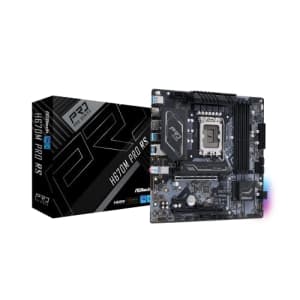 ASROCK H670M PRO RS Socket LGA1700/ Intel H670/ DDR4/ SATA3&USB3.2/ M.2/ Micro ATX Motherboard for $110 ASROCK H670M PRO RS Socket LGA1700/ Intel H670/ DDR4/ SATA3&USB3.2/ M.2/ Micro ATX Motherboard for $110