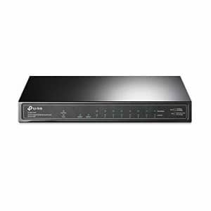 TP-Link 8 Port Gigabit PoE Switch | 8 PoE+ Ports @63W, w/ 1 Uplink Gigabit Port + 1 SFP Slot | for $90