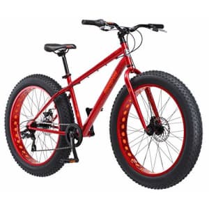 Mongoose Aztec Mens and Womens Fat Tire Bike, 18-Inch Steel Frame, 26-Inch Wheels, 4-Inch knobby for $487