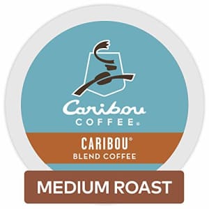 Caribou Coffee Caribou Blend, Single-Serve Keurig K-Cup Pod, Medium Roast Coffee, 44 Count for $34