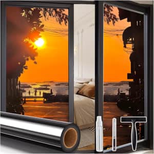 One-Way Window Film with Tools