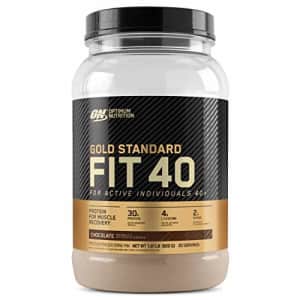 OPTIMUM NUTRITION Gold Standard FIT 40 Protein Powder Chocolate (1.81 Lbs. / 20 Servings) for $15 OPTIMUM NUTRITION Gold Standard FIT 40 Protein Powder Chocolate (1.81 Lbs. / 20 Servings) for $15