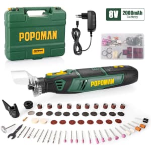 Popoman 8V Cordless Rotary Tool Kit for $35 Popoman 8V Cordless Rotary Tool Kit for $35