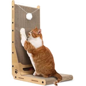 L-Shaped Cat Scratcher for $16