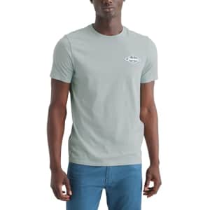 Dockers Men's Slim Fit Short Sleeve Graphic Tee Shirt, (New) Banner Harbor Grey, X-Large for $15
