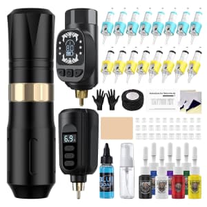 Wireless Tattoo Gun Kit for $16 Wireless Tattoo Gun Kit for $16