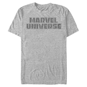 Marvel Men's Universe T-Shirt, Athletic Heather, Large for $12