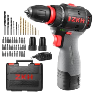 ZKH 16V Cordless Drill Set for $39