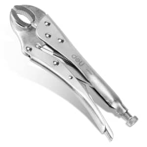 Deli 10" Curved Jaw Locking Pliers for $11