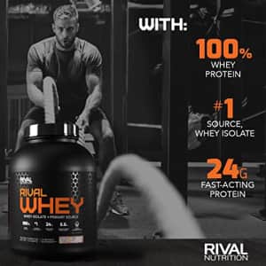 Rivalus Rivalwhey Soft Serve Vanilla 5lb - 100% Whey Protein, Whey Protein Isolate Primary Source, for $59