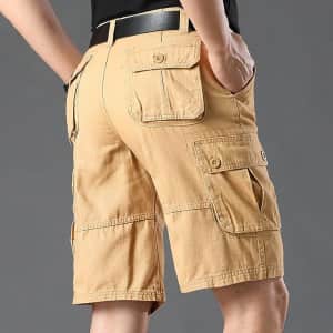 Men's Breathable Cargo Hiking Shorts for $10