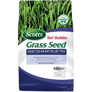 Scotts Turf Builder Grass Seed Heat-Tolerant Blue Mix 3-lb. Bag for $36