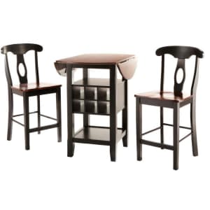 HomeSullivan Kamerfield 3-Piece Drop-Leaf Bar Table Set for $188