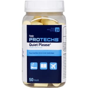 Foam Ear Plugs 50-Pair Pack for $6