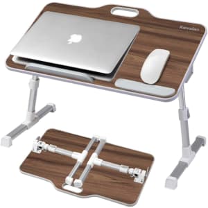 Kavalan Foldable Laptop Table w/ Top Handle for $46