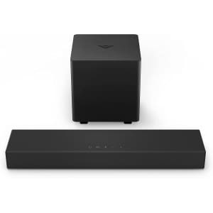 Vizio 2.1 Home Theater Sound Bar with DTS Virtual:X and Wireless Subwoofer for $100