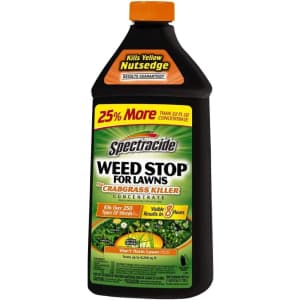 Spectracide Weed Stop For Lawns Plus Crabgrass Killer Concentrate 40-oz. Bottle for $6