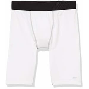 Amazon Essentials Men's Control Tech 9" Shorts, White, Large for $17 Amazon Essentials Men's Control Tech 9" Shorts, White, Large for $17