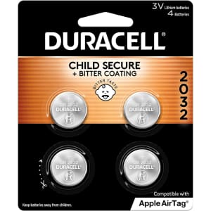 Duracell 2032 Lithium Battery 4-Pack for $6.58 via Sub & Save