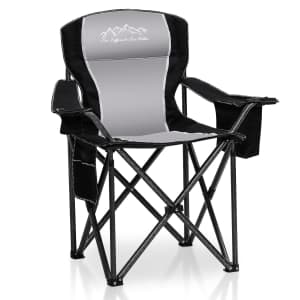 Sailary Heavy Duty Padded Lawn Chair w/ Cooler Bag for $35