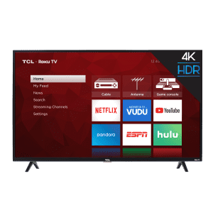 TCL 4 Series 43S421 43" 4K HDR LED UHD Roku Smart TV for $228 TCL 4 Series 43S421 43" 4K HDR LED UHD Roku Smart TV for $228