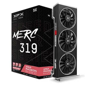 XFX Speedster MERC319 Radeon RX 6750XT Black Gaming Graphics Card with 12GB GDDR6 HDMI 3xDP, AMD for $400