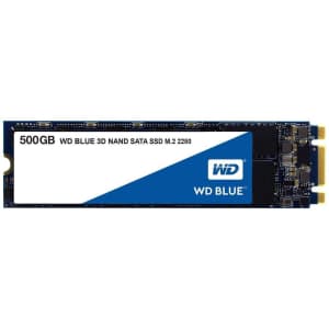 WD 500GB WD Blue 3D NAND Internal SSD for $55