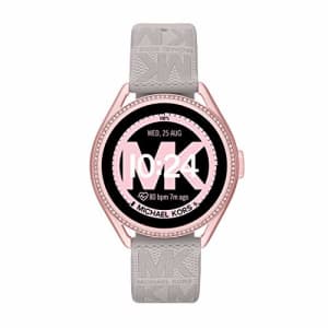 Michael Kors Women's MKGO Gen 5E 43mm Touchscreen Smartwatch with Fitness Tracker, Heart Rate, for $150