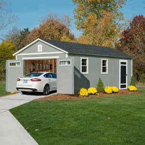 Braxton 12x24-Ft. DIY Garage Shed for $4,000 Braxton 12x24-Ft. DIY Garage Shed for $4,000