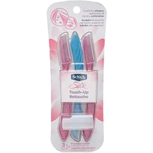 Schick Silk Touch-Up Facial Razor 3-Pack for $6