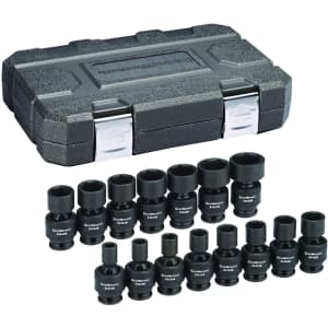 GearWrench 15pc. 3/8" Drive 6pt. Universal Impact Socket Set for $74 GearWrench 15pc. 3/8" Drive 6pt. Universal Impact Socket Set for $74