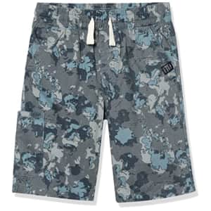 Lucky Brand Boys' Big Pull-on Shorts, Navy Camo, 14-16 for $29