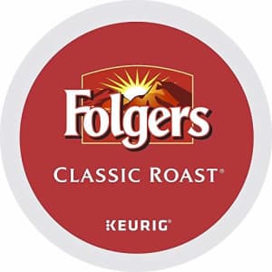 Folgers Gourmet Selections Single Cup for Keurig Brewers, Classic Roast, 24 Count for $20