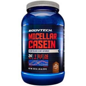 BodyTech Micellar Casein Protein Powder, Slow Release for Overnight Muscle Recovery 24 Grams of for $43