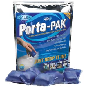 Walex Porta-Pak Holding Tank Deodorizer Drop-In 50-Pack for $43 Walex Porta-Pak Holding Tank Deodorizer Drop-In 50-Pack for $43