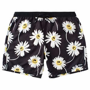 NEFF Men's Standard Daily Hot Tub Board Shorts for Swimming, Daisy/Black, X-Large for $40 NEFF Men's Standard Daily Hot Tub Board Shorts for Swimming, Daisy/Black, X-Large for $40