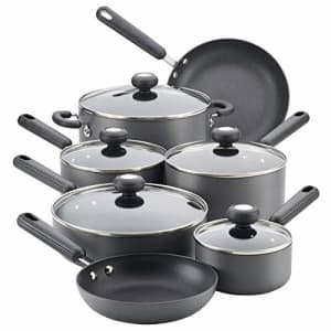 Circulon Classic Hard Anodized Nonstick Cookware Pots and Pans Set, 12 Piece, Gray for $180